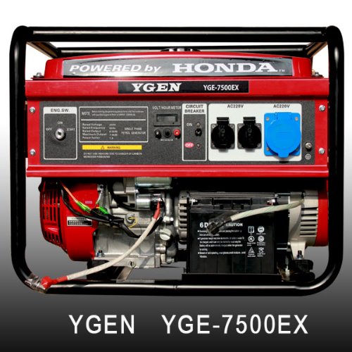 YGEN YGE7500EX 7k 혼다 GX390 산업용 발전기 와이젠