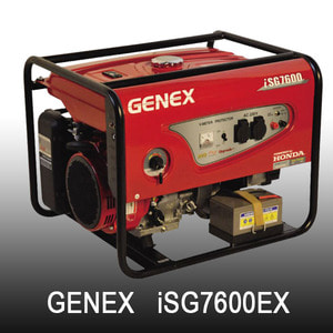 제넥스 iSG7600EX 발전기/ISG-7600EX 혼다 엔진 7.6KVA 산업용 공사현장 건설현장 가솔린 ATS발전기